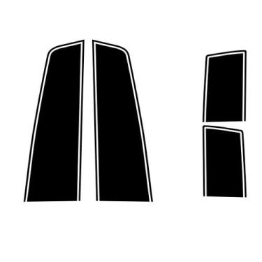 Imagem de Kit Faixa Adesiva Capo e Porta Malas Camaro - Preto - Jhow Adesivos