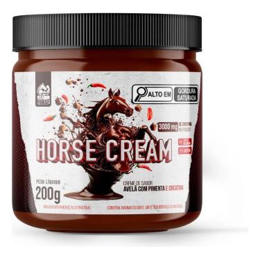 Imagem de Vitamin Horse Horse Cream 200g – Creme Alimentar Sabor Avelã com Pimenta e Creatina-Unissex
