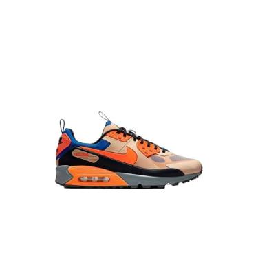 Imagem de Nike Tênis masculino Air Max 90 Drift (FB2877-200, Rattan/Hyper Royal/Preto/Mandarim brilhante), Rattan/Mandarim brilhante, 40