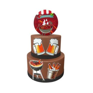 Imagem de Bolo fake churrasco - CATAVENTO FESTA