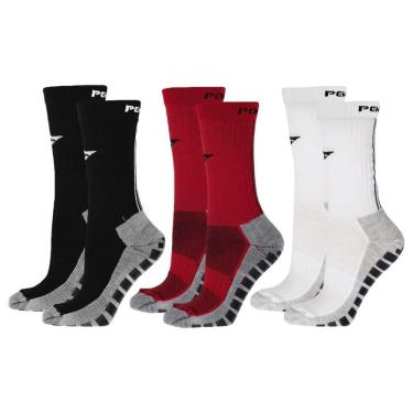 Imagem de Kit 3 Pares de Meias Penalty Grip Masculina