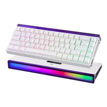 Imagem de Teclado magnético com fio EPOMAKER Aula Hero 68 HE, RGB, 31x12cm