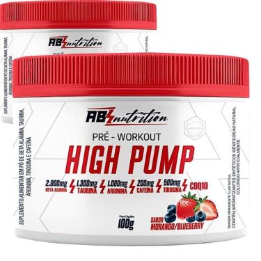 Imagem de Kit 2 Pré-treino Musculação High Pump Absolut Nutrition 100g-Unissex