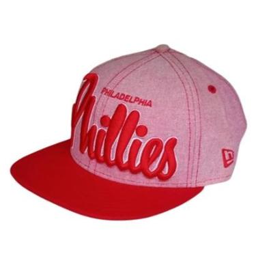 Imagem de Boné New Era 9FIFTY Aba Reta MLB Philadelphia Phillies - Rosa-Masculino