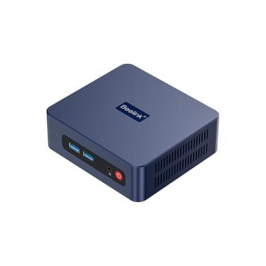 Imagem de Beelink Processador Mini PC EQR5 5650U AMD Ryzen 5 (6C/12T, até 4,2GHz), Micro Computador 8GB DDR4 500GB SSD Built-in PSU, Mini Computadores Dual HDMI/4K 60Hz/WiFi6/BT5.2 Home/Office/HTPC W11 Pro