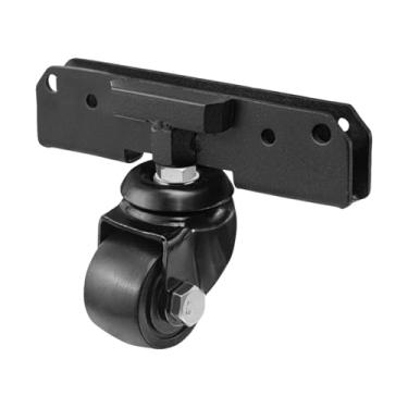 Imagem de Fenteer Roda dianteira substitui peça, instalação simples, rodas de liga leve, rotação suave de 360° para acessórios de transporte de caixa de ferramentas