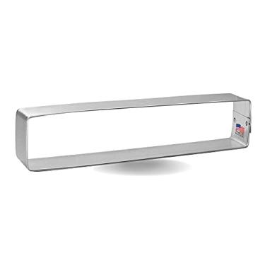 Imagem de Cortador de biscoito com régua de 15 cm – Feito nos EUA – Foose Cortador de biscoito de aço banhado a estanho molde de biscoito