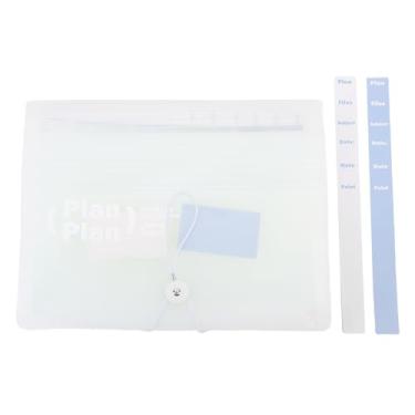 Imagem de Garosa 25 Bolsos Organizador de Arquivos Acorde de Acorde de Grande Capacidade A4 Pasta de Armazenamento de Documentos para Escritório Em Casa Com Etiquetas Coloridas Brilhantes