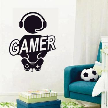 Imagem de Adesivo de Parede Decorativo Gamer Raiz Jogos Geek C2051 - V3 Shop