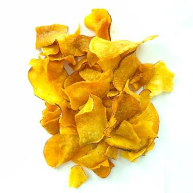 Imagem de Batata Doce Chips com Sal Rosa do Himalaia 500g Snack Crocante