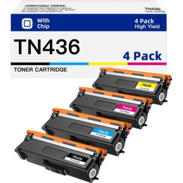 Imagem de Cartucho de toner belietop TN436 de alto rendimento compatível com Bro