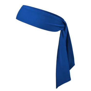 Imagem de Tiara de cabeça de pirata para homens e mulheres fãs de esportes Ninja futebol basquete equipes gravatas de cabeça Halloween (azul)