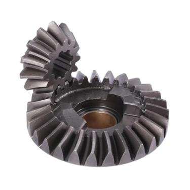 Imagem de OVERSEE 6L5-45560-00 6L5-45551-00 Conjunto de engrenagens para motor de popa Yamaha 2 tempos F2.5 3MH 3G 3L 3S 6L5-45560 6L5-45551 Kit de pinhão e engrenagem dianteira