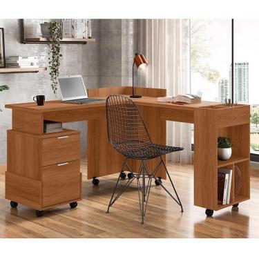 Imagem de Mesa De Computador Em L Office Alessa 1 E 2 Lukaliam Móveis Jequitiba Jequitiba