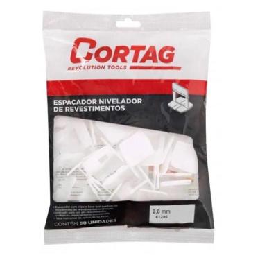 Imagem de Espaçador para Nivelamento de Pisos 2mm 50 Peças 61296 Cortag - CONSTR