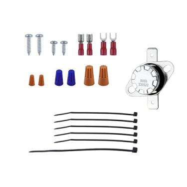 Imagem de 3104133016 Substituição para interruptor térmico de termostato de ventilador de geladeira Dometic