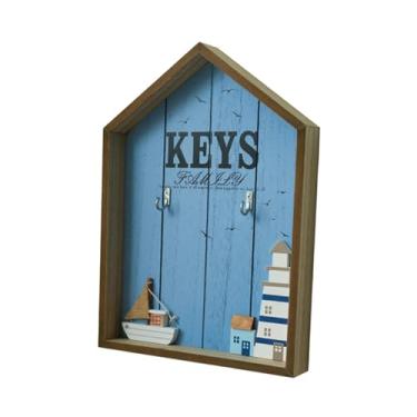 Imagem de Fenteer Caixa de Parede para Guardar Chaves, Organizador para Escritórios, Salas de Estar E Corredores.