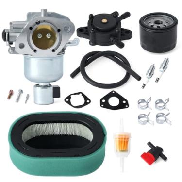 Imagem de Esttlamer Kit de filtro de carburador 16-853-19S compatível com Kohler Série 7000 KT725 KT730 KT735 KT740 KT745 22HP-26HP Substituição para Cub Cadet para cortador de grama Toro Substituir 1605321-S