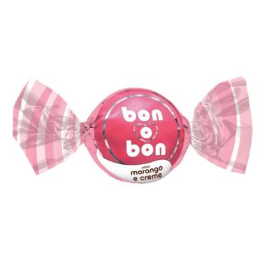 Imagem de Bombom Bon o Bon Sabor Morango e Creme 15g