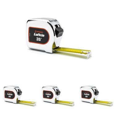 Imagem de Fita métrica Lufkin L935-02 Caixa cromada de 35 pés, embalagem revesti