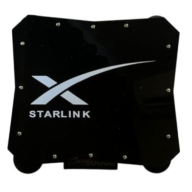 Imagem de Capa Premium de Proteção para Starlink Mini, PVC Expansível com Fechamento Magnético, Compatível com Starlink Mini (Preto)