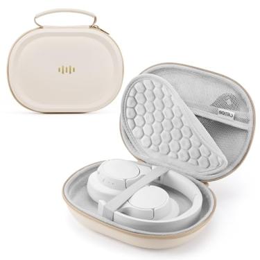 Imagem de Capa rígida para fone de ouvido JBL Tune 720BT/520BT/510BT/Live 770NC/460NC, superfina, com bolso de poliuretano, bolsa organizadora de viagem portátil universal