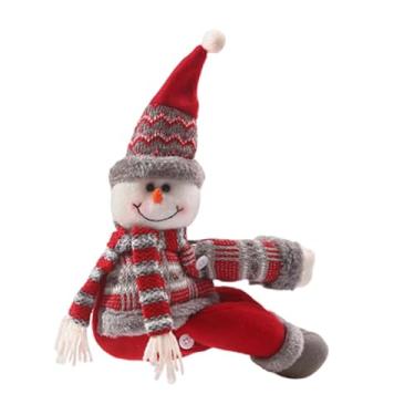 Imagem de Esquirla Prendedor de Cortina de Natal com Boneco Decorativo de Natal, Enfeite de Desenho Animado para Quarto, Decoração de Casa, Hotel e Cortinas, Boneco de Neve