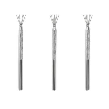 Imagem de DUENYUANN Ferramenta Striker Popper para bastão de explosão de balão, 7 agulhas de metal premium por ferramenta, deflator de balão rápido e fácil, 3 peças