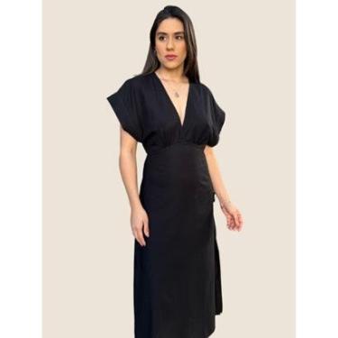 Imagem de Vestido Longo Feminino Decote em V Colcci-Feminino
