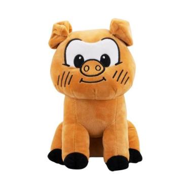 Imagem de Porco Chovinista Sentado Pelúcia Turma Da Mônica 26Cm - Taimes