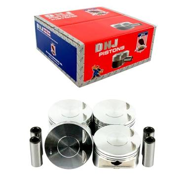 Imagem de DNJ Conjunto de pistões P176.20 grande para 2008-2013 / Mitsubishi/Lancer, Outlander Sport / 2.0L / DOHC / L4 / 16V / 122 cidades/4B11