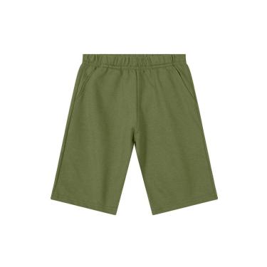 Imagem de Bermuda Básica Infantil Menino Em Moletinho Brandili-Verde