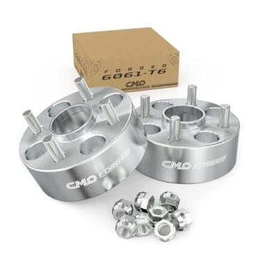 Imagem de Customadeonly Espaçadores de roda 4 x 4,25 para Contour Escort Focus Fusion Mercury Cougar com 4 pinos (2 peças de 5 cm de espessura) Furo Hubcentric de 63,4 mm M12 x 1,5 pinos 4 x 108 50 mm de