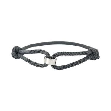 Imagem de Pulseira Masculina Ajustável De Hiphop Rock Em 9 Cores, Cordão De 3mm 