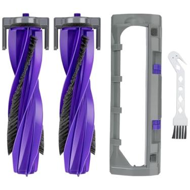 Imagem de Homruich Acessórios para Narwal Freo Z10, Freo Z Ultra, Freo X Plus, Freo X Ultra, Freo Pro Robot Aspirador, Freo Z Ultra peça de reposição, 2 escovas principais, 1 capa de escova principal