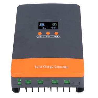 Imagem de LiebeWH Controlador de Cargas Solares MPPT 80A, Liga de Alumínio, Resfriamento Duplo, Carregamento de 3 Estágios para Trailers e Veículos Comerciais