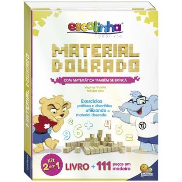 Imagem de Livro - Com Matemática Também se Brinca: Material Dourado (Escolinha T