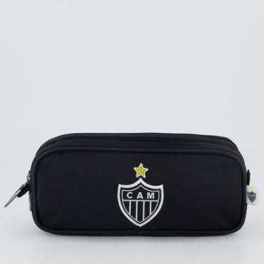 Imagem de Estojo Atlético Mineiro Duplo Preto - Xeryus, Único