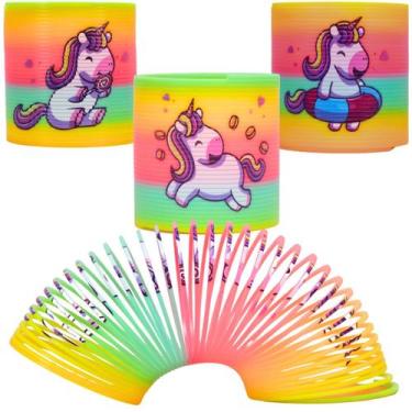 Imagem de Mola Magica Unicórnio Brinquedo Tubo Maluca Sortido - Castela