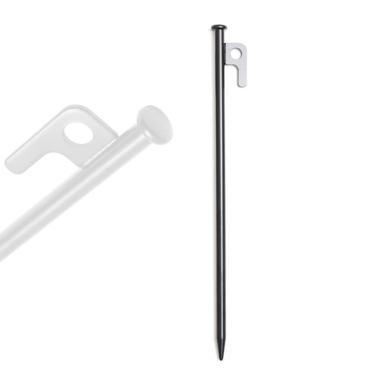 Imagem de Estacas de Aço Alta Resistência Espessadas e Alongadas Práticas para Tendas toldos Estaca Camping Trekking toldo Awning