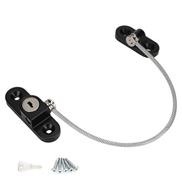 Imagem de Ainoli profissional proteção para idosos fechadura de segurança para janela à prova de crianças fechadura para porta preta