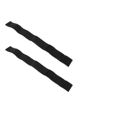 Imagem de 4 Faixa Elástica Cinta P/Eletrodos Corrente Russa Tens 60cm (4, Preto)