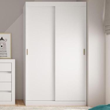 Imagem de Guarda Roupa Infantil 2 Portas 2 Gav Branco Carraro Noah - MÓVEIS CARR