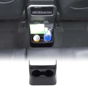 Imagem de Bandeja de suporte de copo traseiro compatível com Toyota Land Cruiser 250 Prado J250 LC250 2024 2025, suporte de copo ABS para banco traseiro expansor, bandeja organizadora interna acessórios para