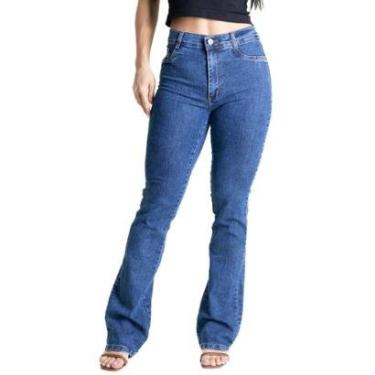 Imagem de Calça Jeans Sawary Boot Cut - 280963 - Azul médio 46-Feminino