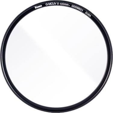 Imagem de Kase G-MCUV II Dura Filtro UV rosqueado multirevestido vidro óptico temperado temperado anti-flare baixa reflexão 99,5% taxa de transmissão LR-41 corte UV (105 mm)
