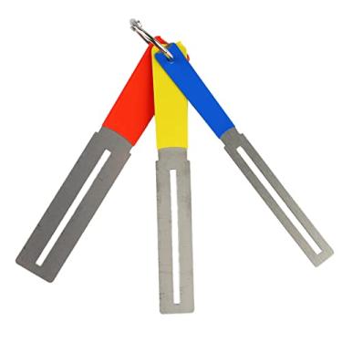 Imagem de 3 peças de protetor de escala de guitarra, 14 cm resistente ao desgaste de metal para guitarra protetor de traste ferramenta Luthier, protetor de escala para baixo de guitarra