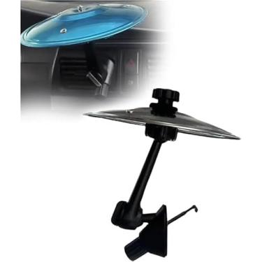Imagem de Prato de tambor para ventilação de carro, acessório de efeito sonoro, presente compacto de encaixe para amantes de música, instrumento de percussão de ajuste universal (2 peças)