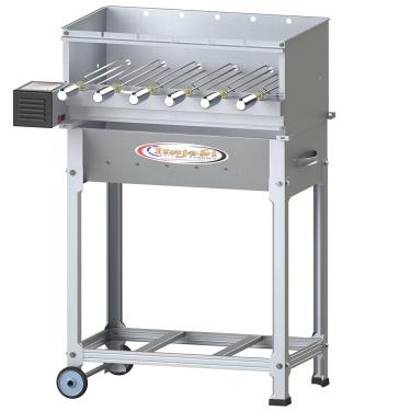 Imagem de Churrasqueira Itagrill Plus Luxo Itajobi Inox 6 Espetos Elétricos Giratório