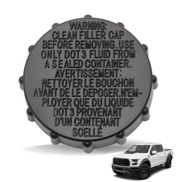 Imagem de Tampa do reservatório de fluido de freio adequada para Ford F-150 2015-2019, Ford Expedition 2018-2021, Lincoln Navigator 2018-2021, substituição para FL3Z-2162-A, FL3Z2162A, BRFC19